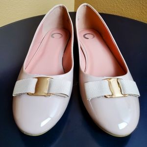 Nude Vegan Patent Leather shoe